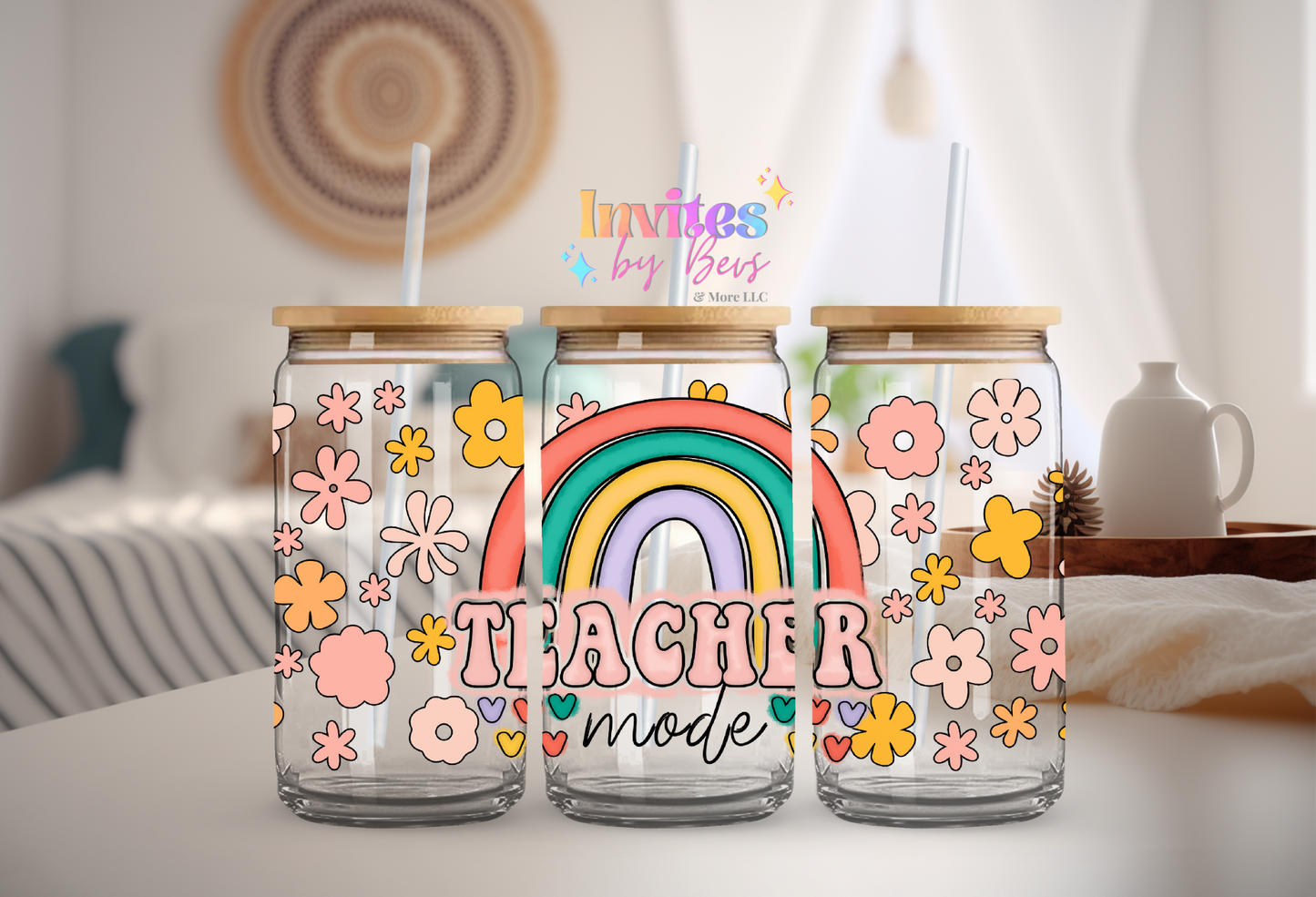 TEACHER MODE UV DTF CUP WRAP