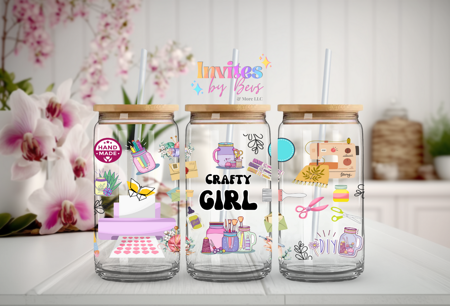 CRAFTY GIRL UV DTF CUP WRAP