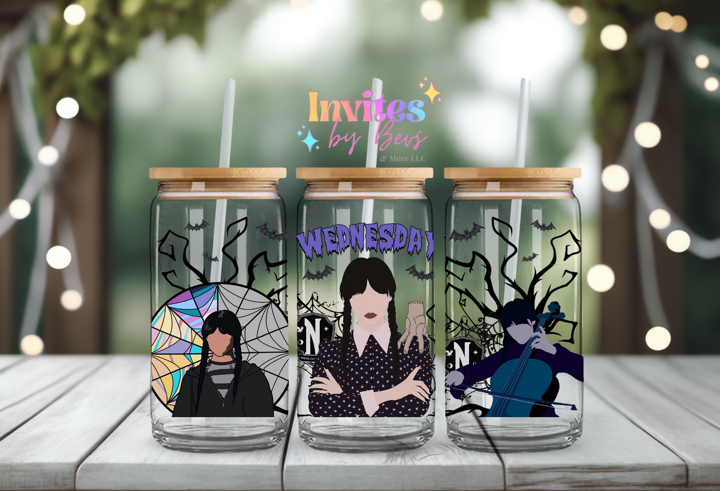 WEDNESDAY UV DTF CUP WRAP
