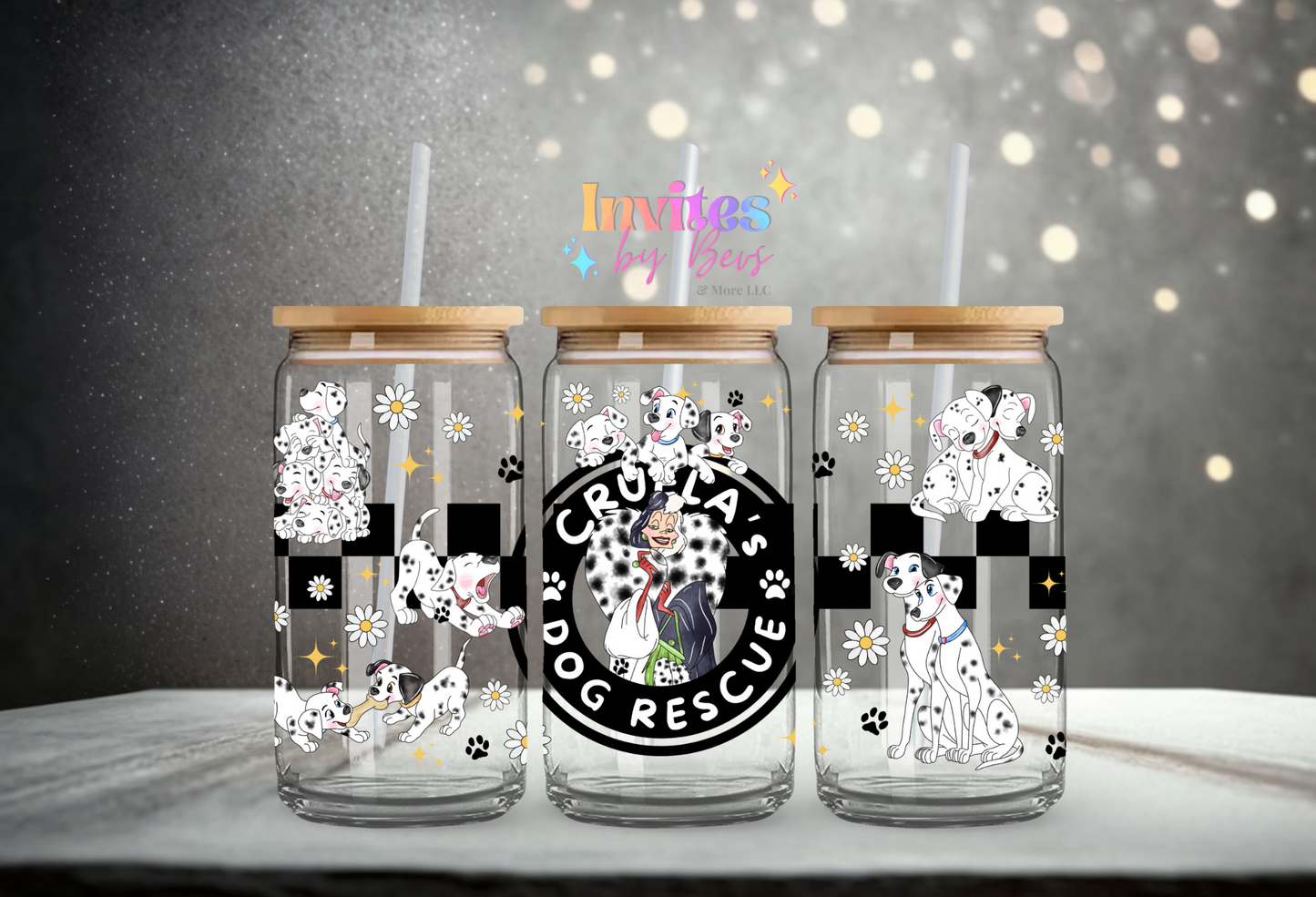 DALMATIONS UV DTF CUP WRAP