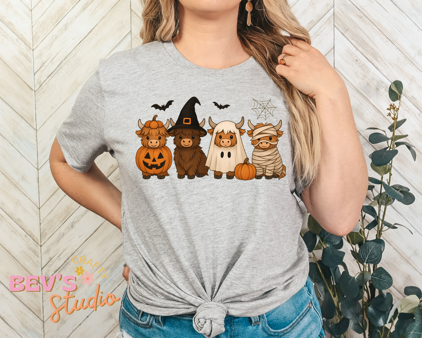 HALLOWEEN HIGHLAND COWS DTF Transfer
