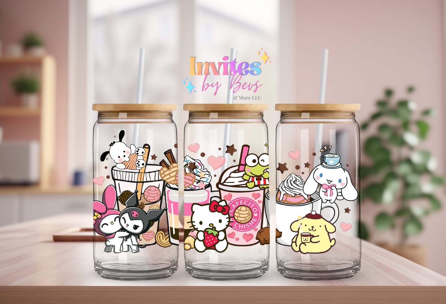 HK DRINKS & FRIENDS UV DTF CUP WRAP