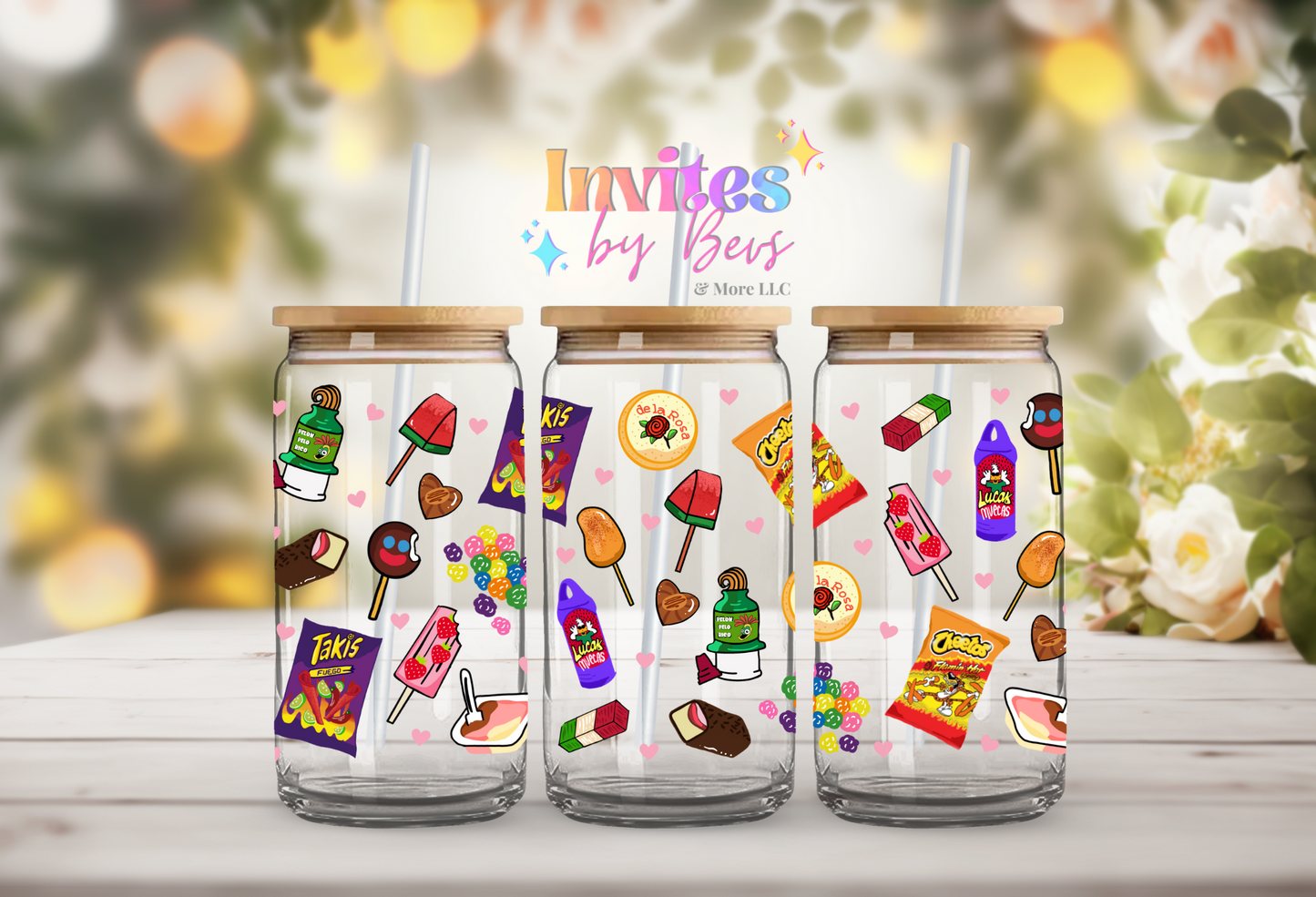 MEXICAN SNACKS UV DTF CUP WRAP