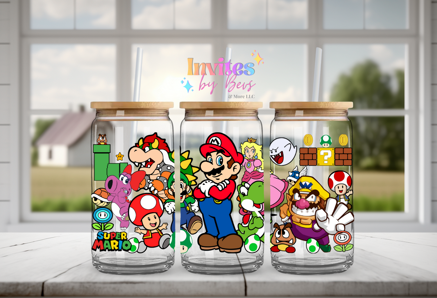 MARIO UV DTF CUP WRAP