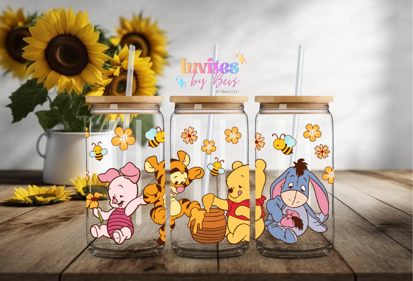 POOH & FRIENDS UV DTF CUP WRAP