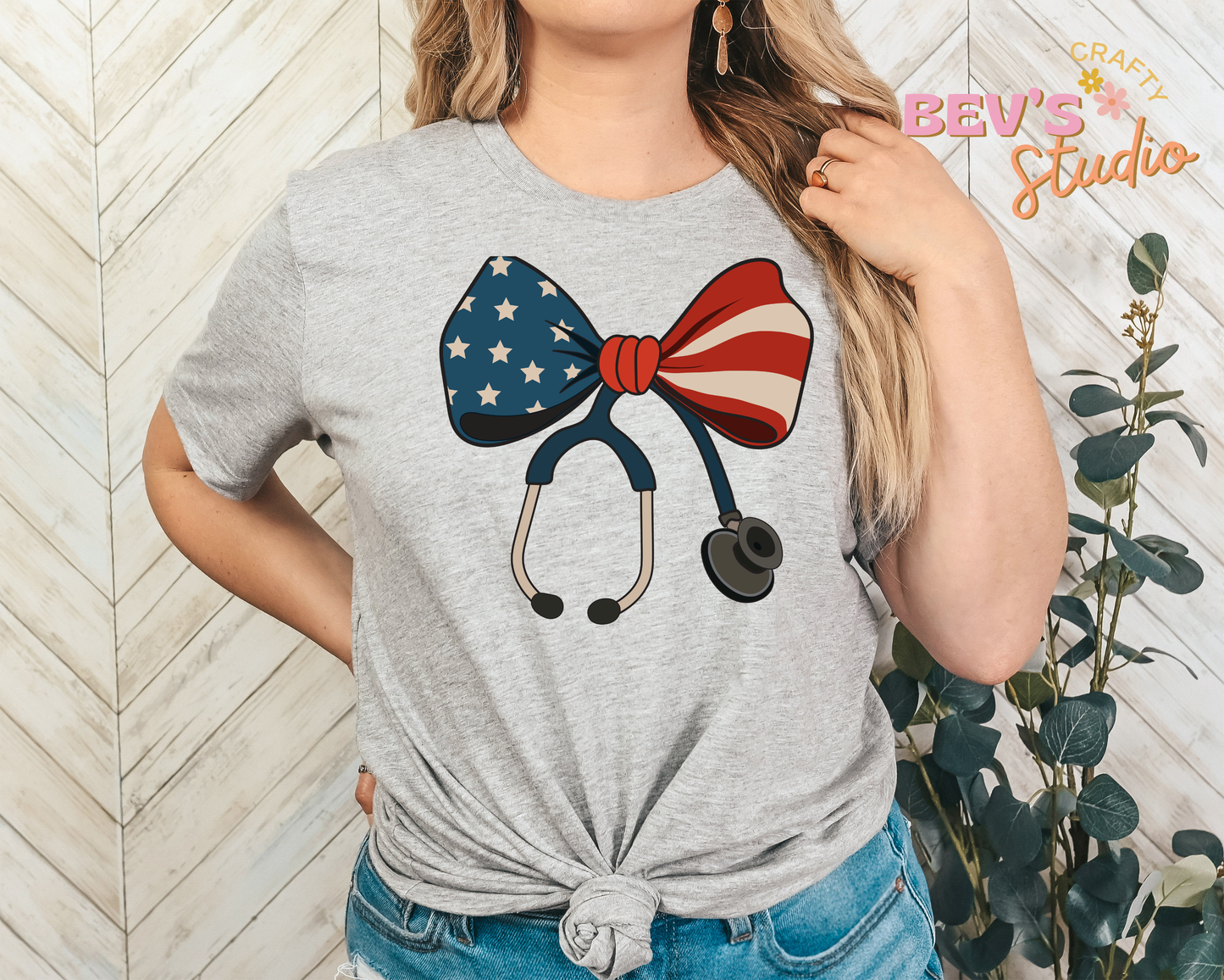American Bow Stethoscope DTF Transfer
