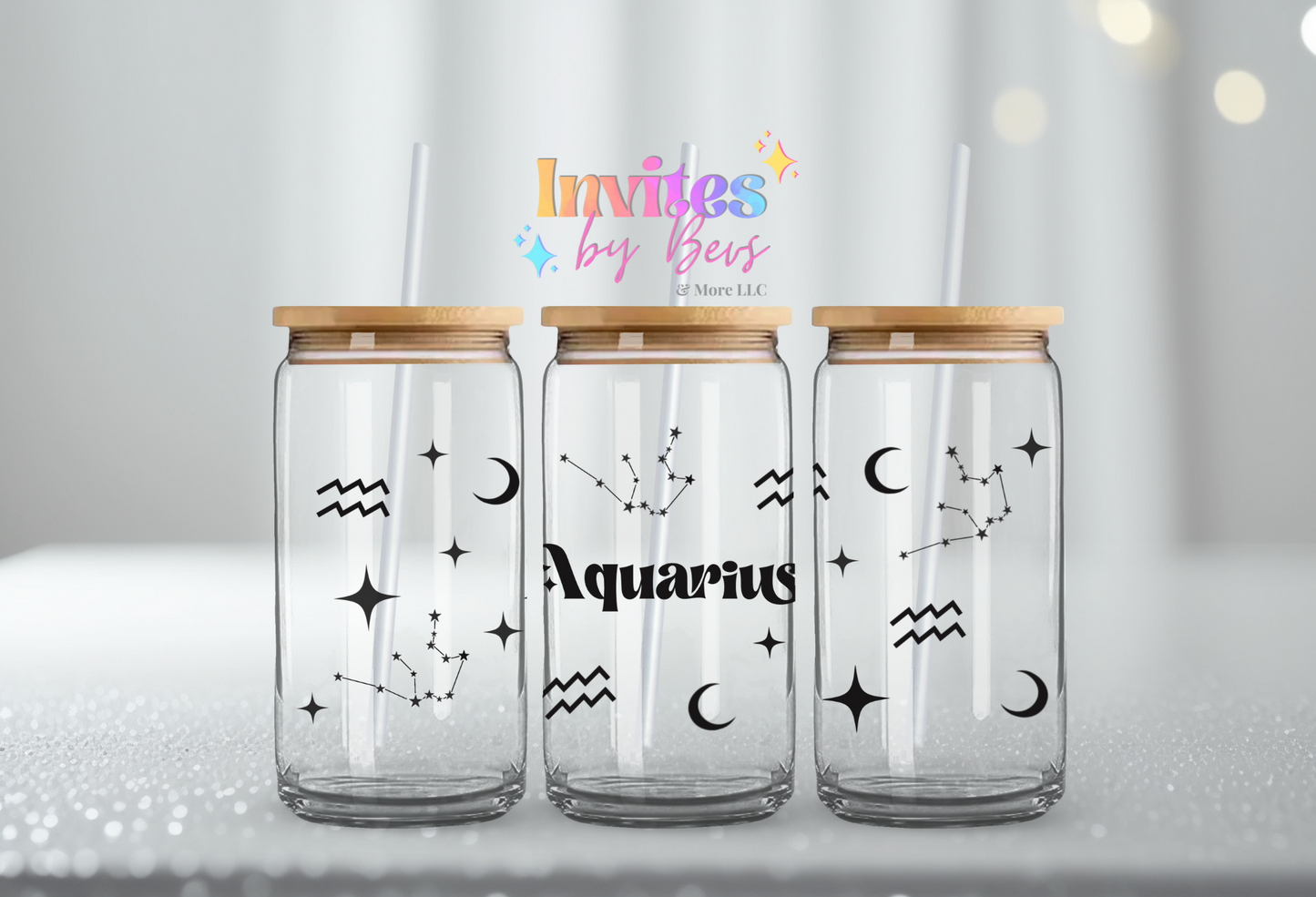 AQUARIUS UV DTF CUP WRAP