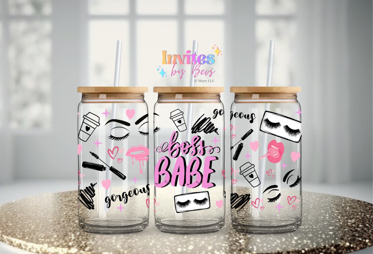 BOSS BABE UV DTF CUP WRAP