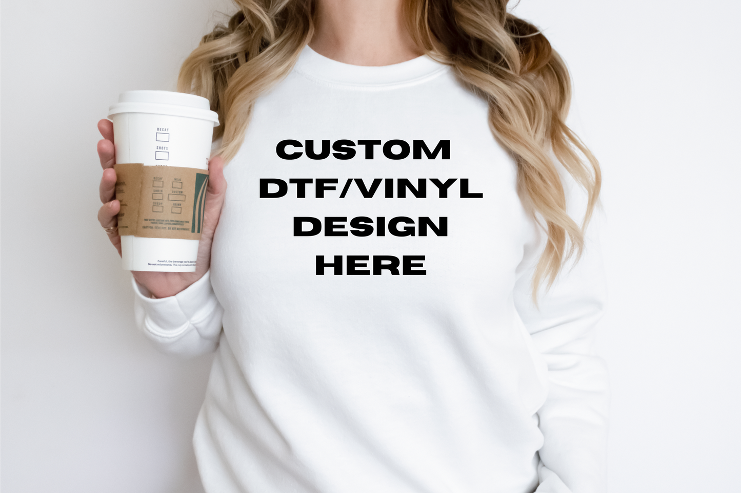 CUSTOM DTF/VINYL SWEATSHIRT