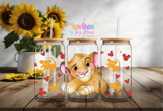 LION KING UV DTF CUP WRAP