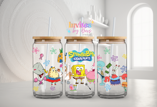 SPONGE SQUAREPANTS UV DTF CUP WRAP