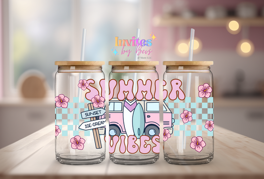 SUMMER VIBES UV DTF CUP WRAP