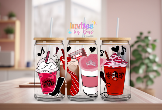 RBD ICED COFFEE UV DTF CUP WRAP