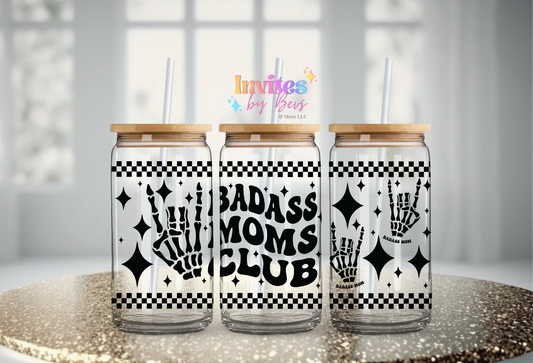 BADA$$ MOMS CLUB UV DTF CUP WRAP