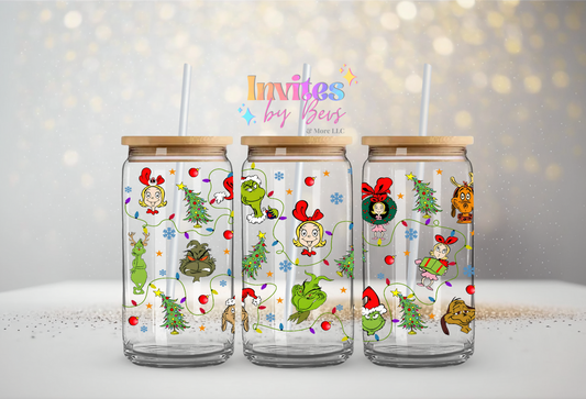 CINDY LOU-WHO UV DTF CUP WRAP