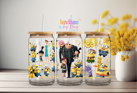 MINIONS UV DTF CUP WRAP