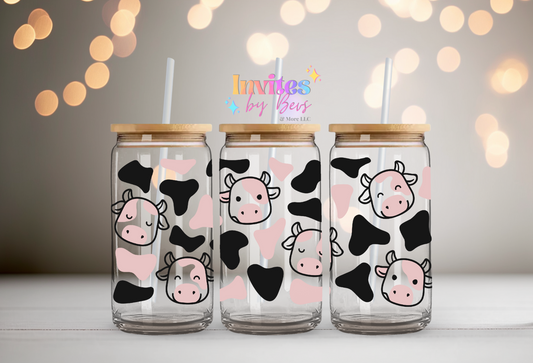 CUTE COW 🐮 UV DTF CUP WRAP