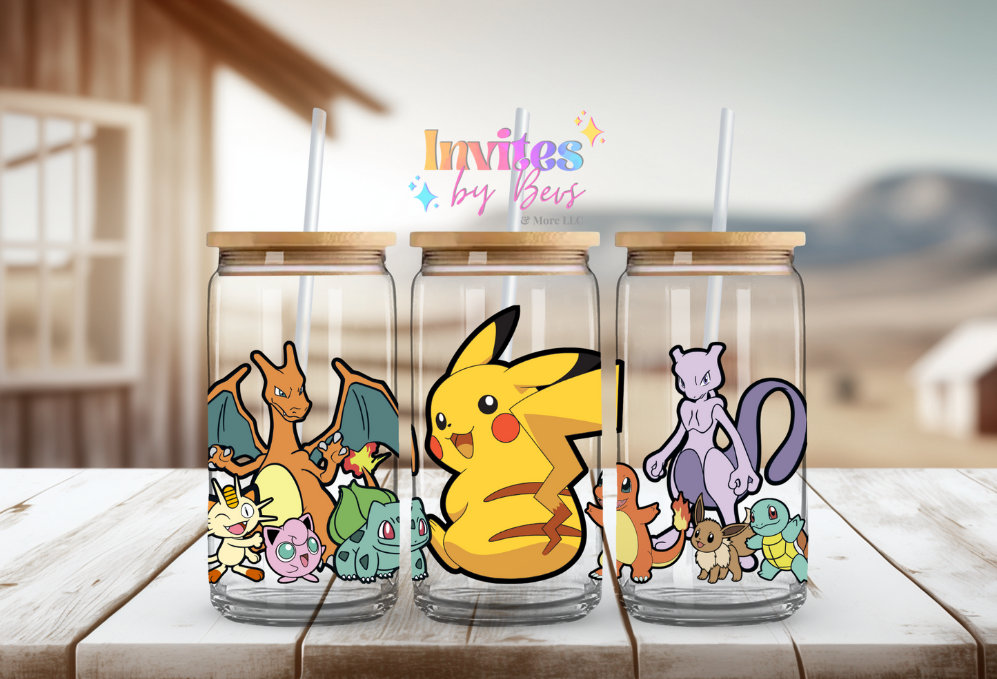 POKEMON UV DTF CUP WRAP