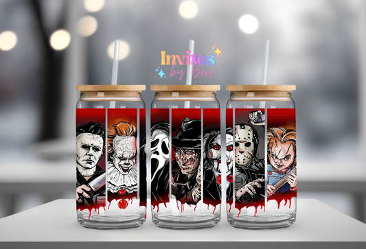 MURDER & FRIENDS UV DTF CUP WRAP