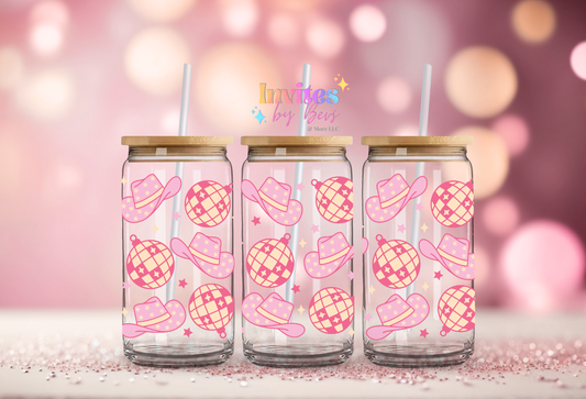 DISCO COWGIRL UV DTF CUP WRAP