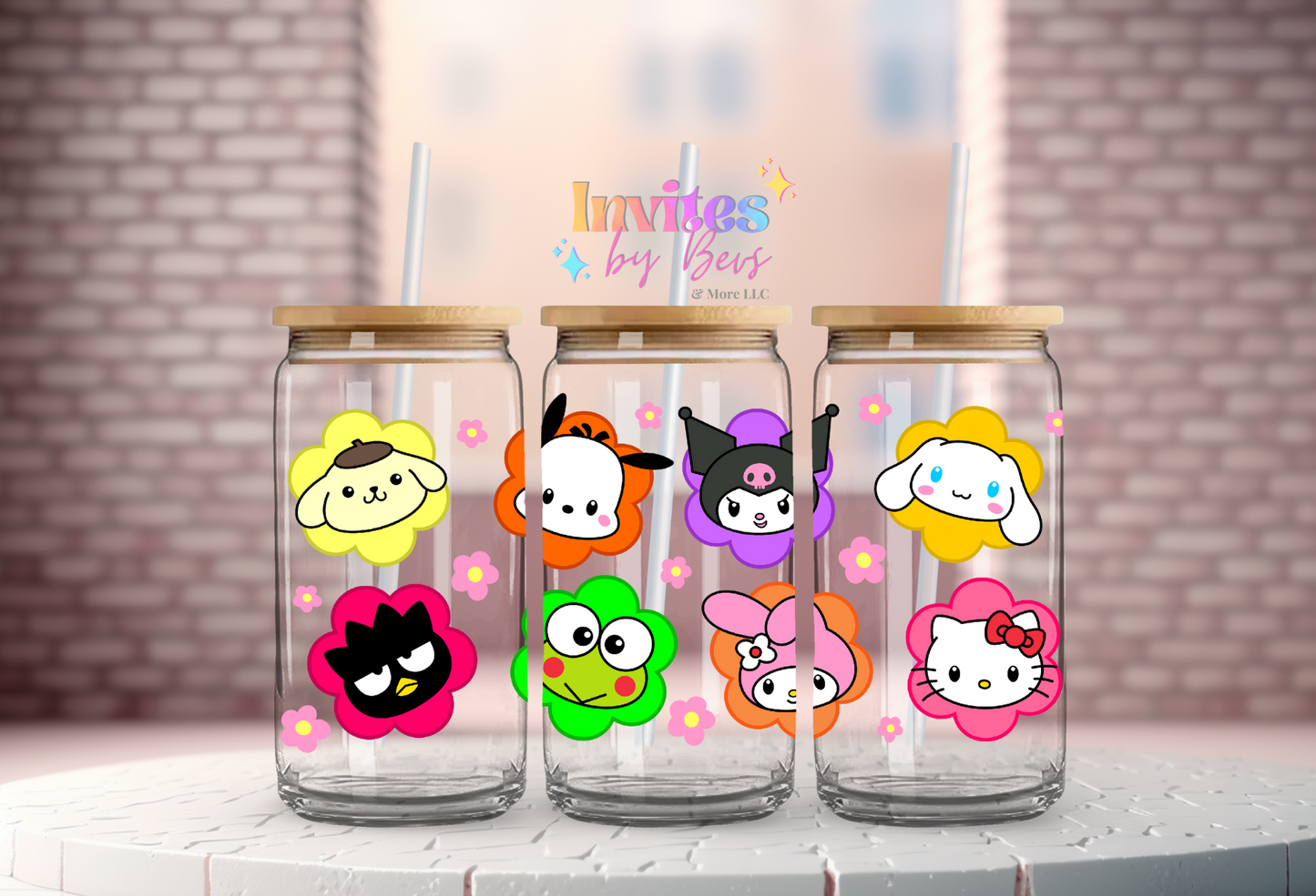 HK, KUROMI & FRIENDS UV DTF CUP WRAP