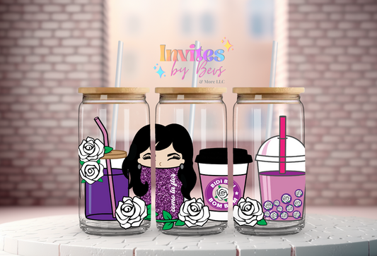 SELENA DRINKS UV DTF CUP WRAP