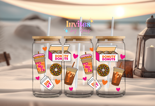 DUNKIN D UV DTF CUP WRAP