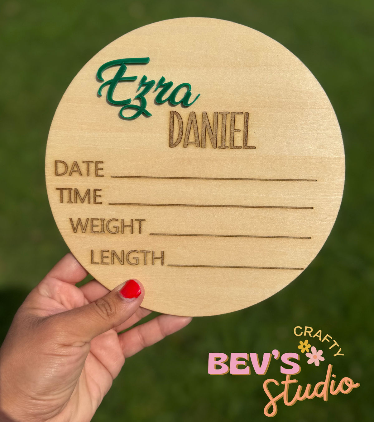 Baby Announcement Sign