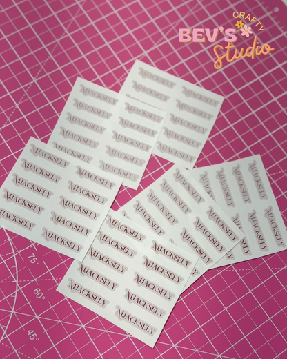 Custom Vinyl Logo Stickers