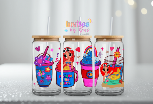 MANANA SERA BONITO DRINKS UV DTF CUP WRAP