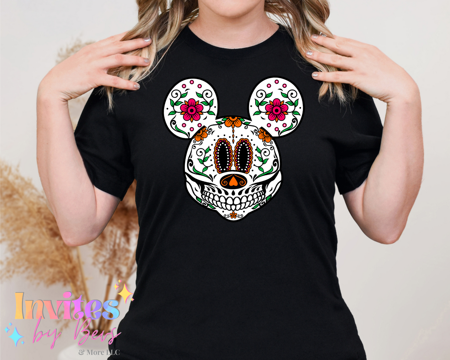 Dia De Los Muertos Mickey T-Shirt