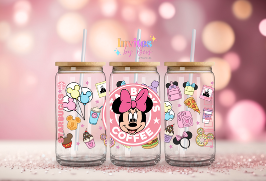 MINNIE SB MAGICAL SNACKS UV DTF CUP WRAP