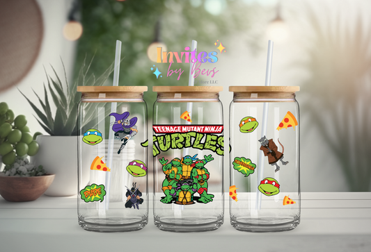 TURTLES UV DTF CUP WRAP