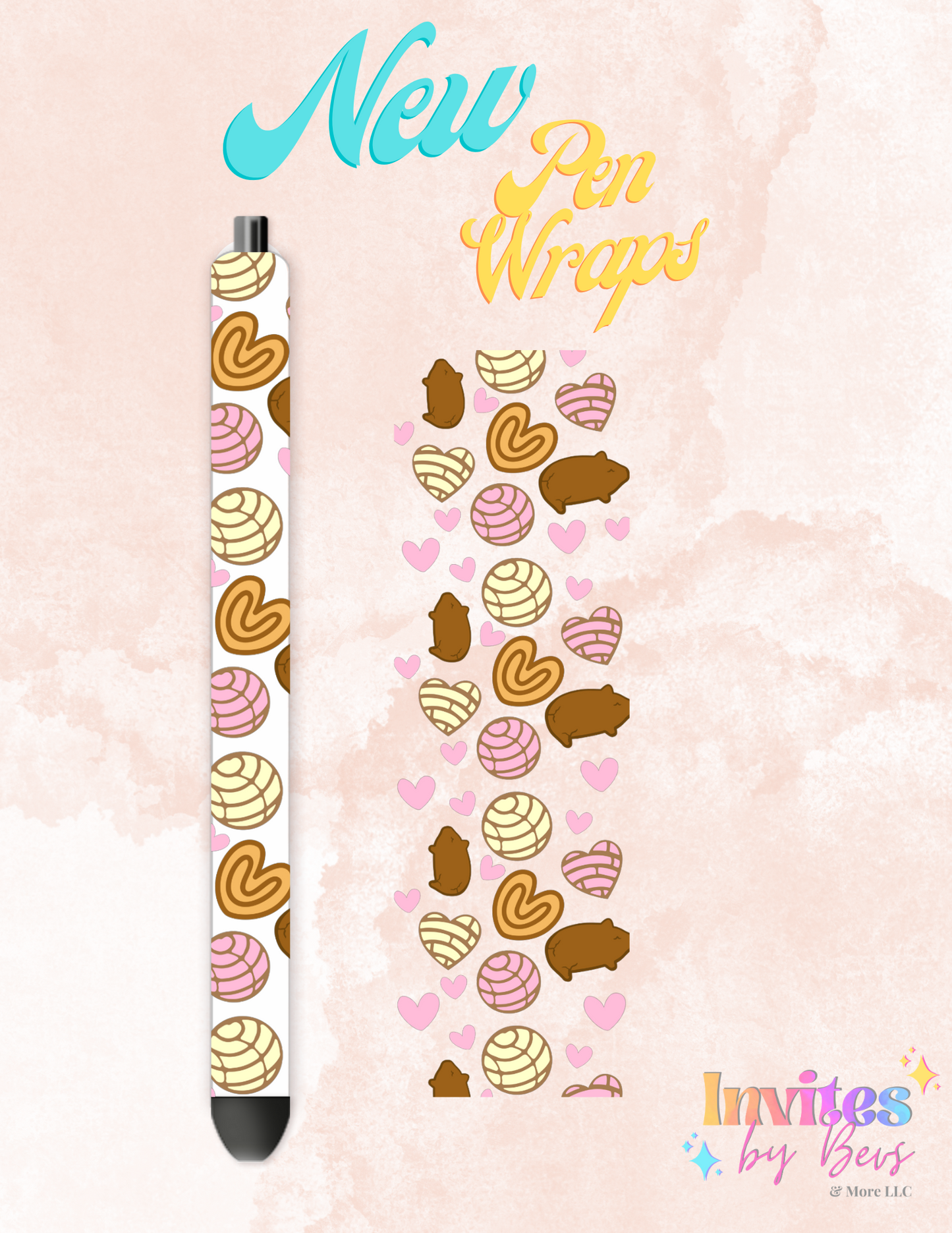 Pan Dulce UV DTF Pen Wrap