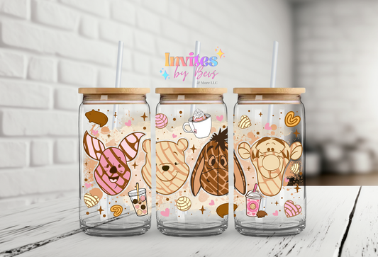 POOH & FRIENDS PAN DULCE UV DTF CUP WRAP