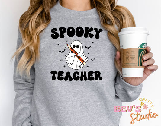 Spooky Teacher DTF Transfer