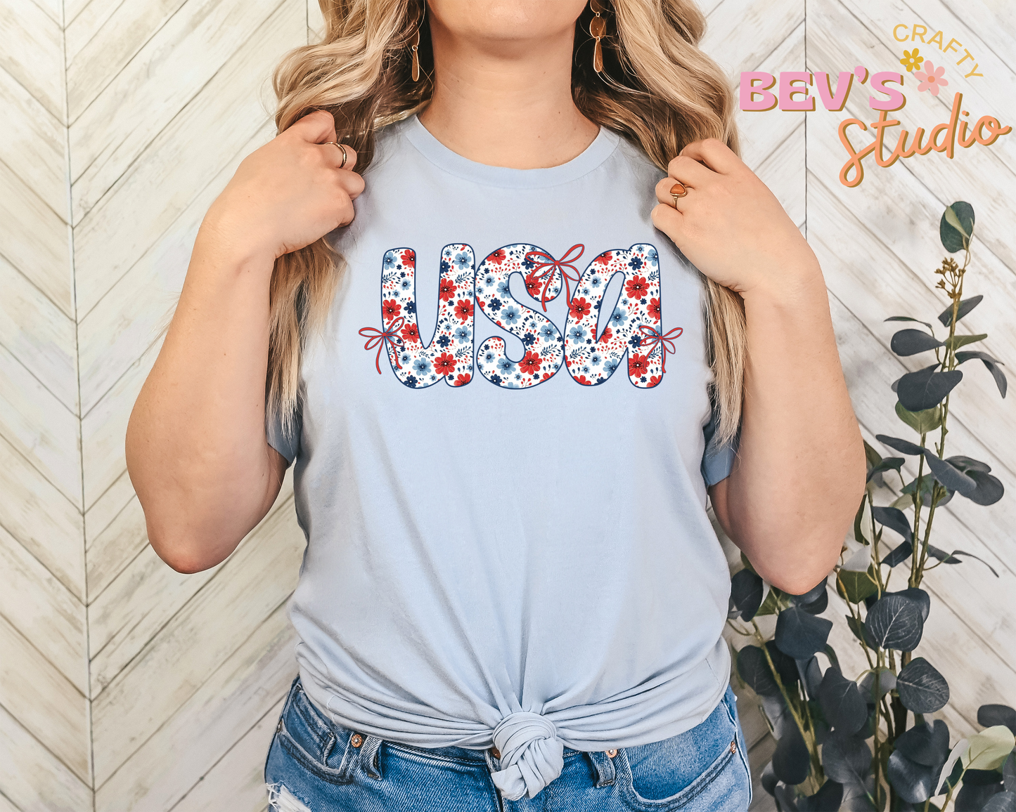 USA Patterned DTF Transfer