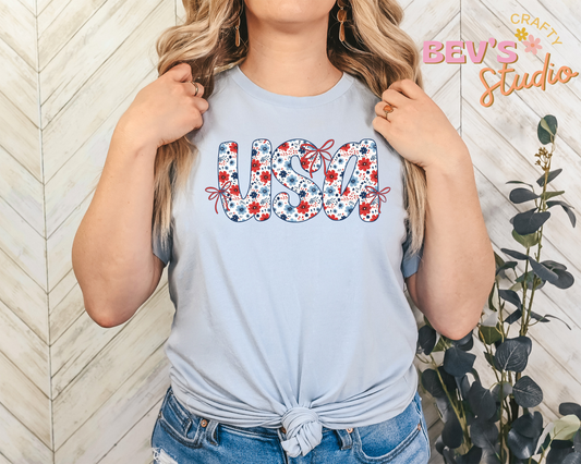 USA Patterned DTF Transfer