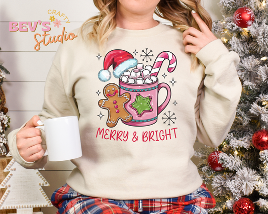 Merry & Bright DTF Transfer