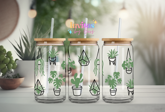 PLANTS UV DTF CUP WRAP